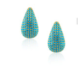 Celine Rain Drop Earring Turquoise