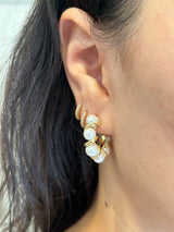 Summer Pearl Hoops