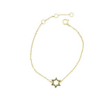 Open Star Of David Bracelet