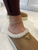 Multi Gold Ball Anklet
