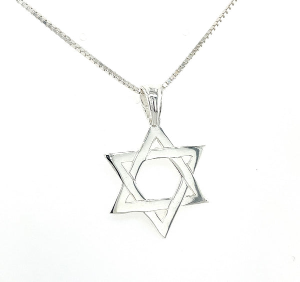 Mens Star Of David Necklace