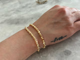Alternating 3mm Gold Filled Brecelets