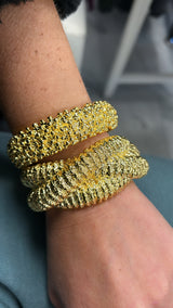 Textured Gold Cuff
