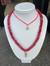 Pear Shape Cz on a String