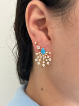 Half Sunburst Stud