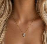 Marquise Solitaire Necklace