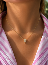 Pave Heart Necklace