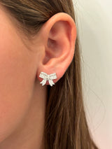 Ribbon Bow Studs