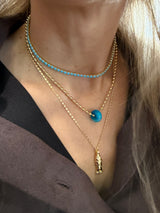 Golden Mini Fish Necklace