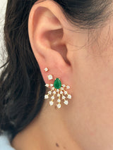Half Sunburst Stud