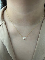 Tiny Star Of David Necklace