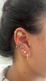 Bamboo Baguette Hoop