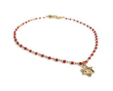 Star of David Colored Beaded Bracelet