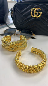 Textured Gold Cuff