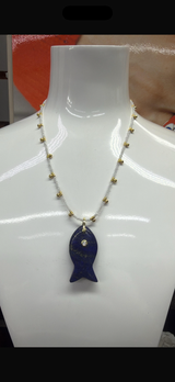 Agate Fish Necklace