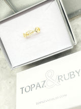 Solid/Pave Mariner Chain Eternity Ring