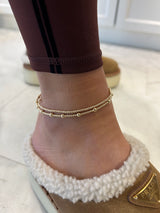 Multi Gold Ball Anklet