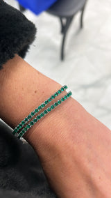 Emerald Tennis Bracelet