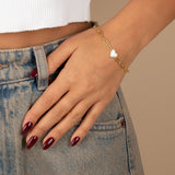 Paperclip Heart Bracelet