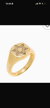 Star of David Pinky Ring