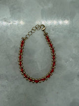 Red String Gold Plated Bracelet