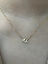 Tiny Star Of David Necklace