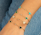 Pave Multi Heart Bracelet