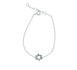 Open Star Of David Bracelet