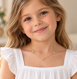 Three Bow Necklace
