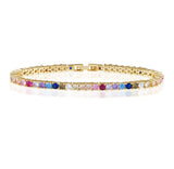 Rainbow Tennis Bracelet