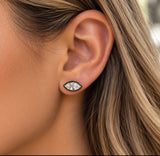 The Marquise Statement Stud