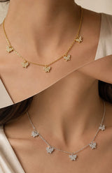 Pearl Butterfly Necklace