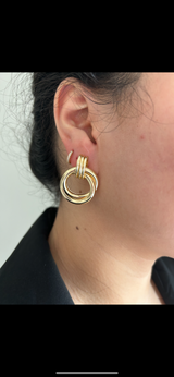 Gold Filled Knot Earrings