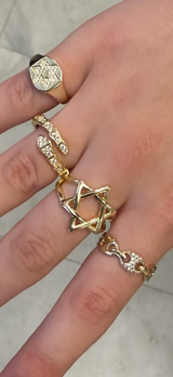 Star of David Pinky Ring