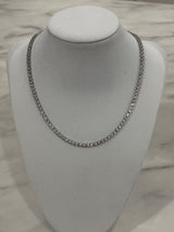 Bezel Tennis Necklace