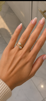 The Marquise Twist Ring