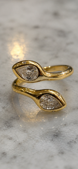 The Marquise Twist Ring