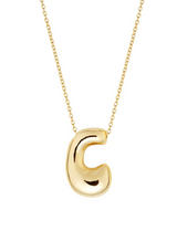 Bubble Initial Necklace
