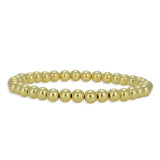 Topaz and Ruby 5mm Gold Filled Ball Bracelet