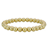 Topaz and Ruby 6mm Gold Filled Ball Bracelet