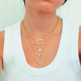 Topaz and Ruby Model Necklaces