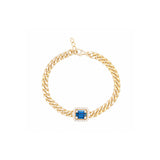 Topaz and Ruby Royal Bracelet Sapphire