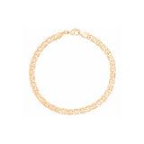 Topaz and Ruby Sunkist Anklet
