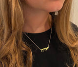 Hebrew Name Necklace