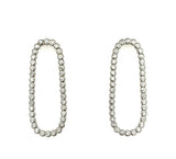 Oval Bezel Stud
