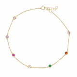 Diamond by the Yard Anklet
