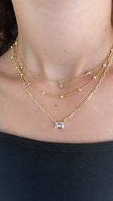 Diamond By The Yard Charm Choker