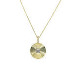 Disc Pendant Necklace