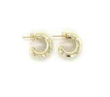 Chunky Studded Hoop