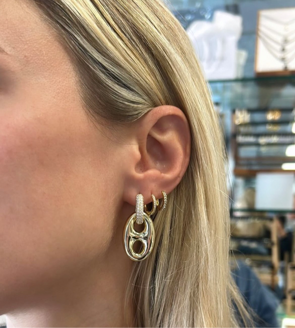 Marie Bottlecap Statement Earrings